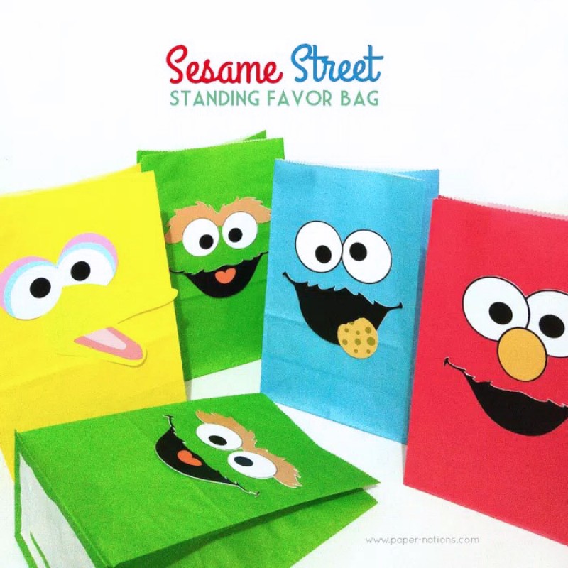 Standing Bags - Sesame Street